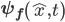 \mathbf{\psi_{f} }\left ( \hat{x},t \right )