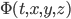 \Phi(t,x,y,z)